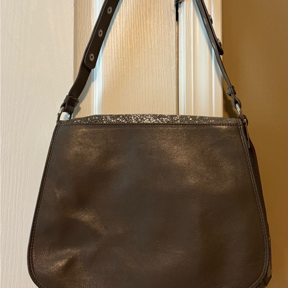 Badgley Mischka Sparkling Black and Silver Shoulder Bag - Picture 6 of 11